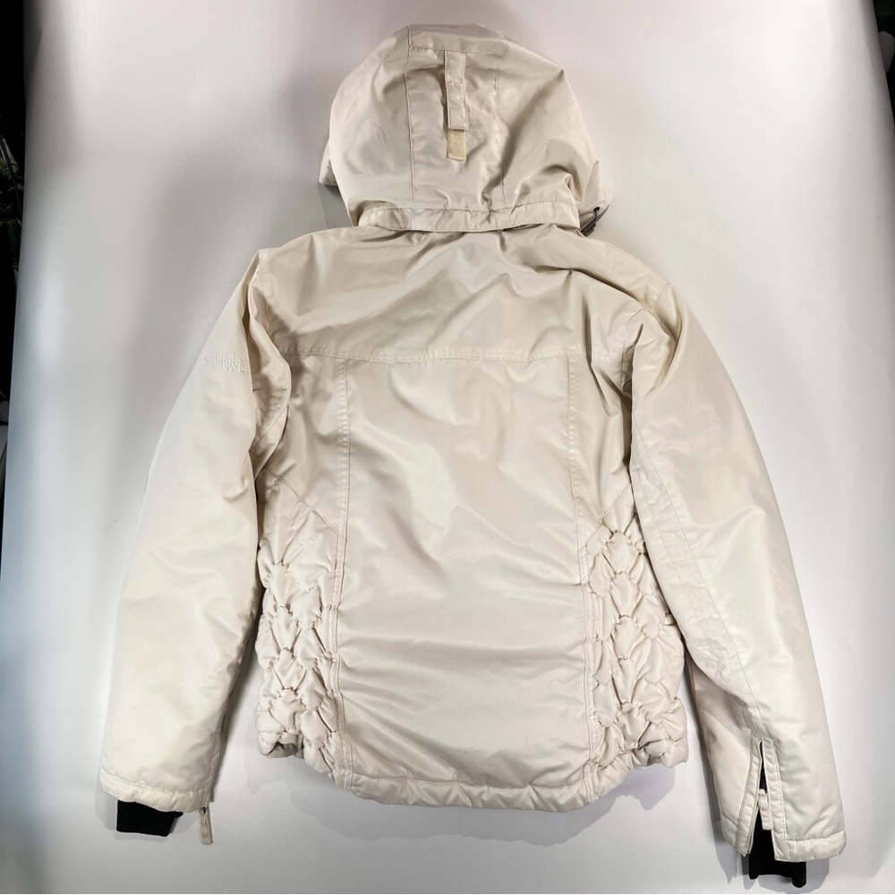 Columbia Women's Cream Hooded Ski & Snow Jacket - Picture 7 of 15
